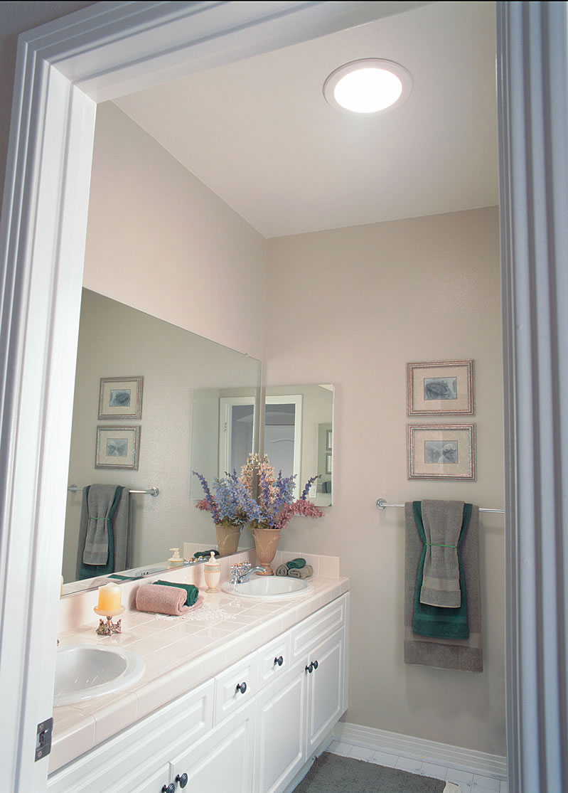 Daylight System Installation in Bathroom - After