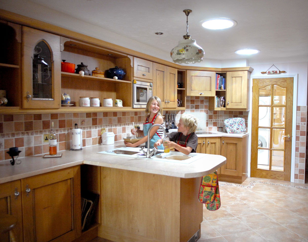 Sun Pipe in Kitchen after installation