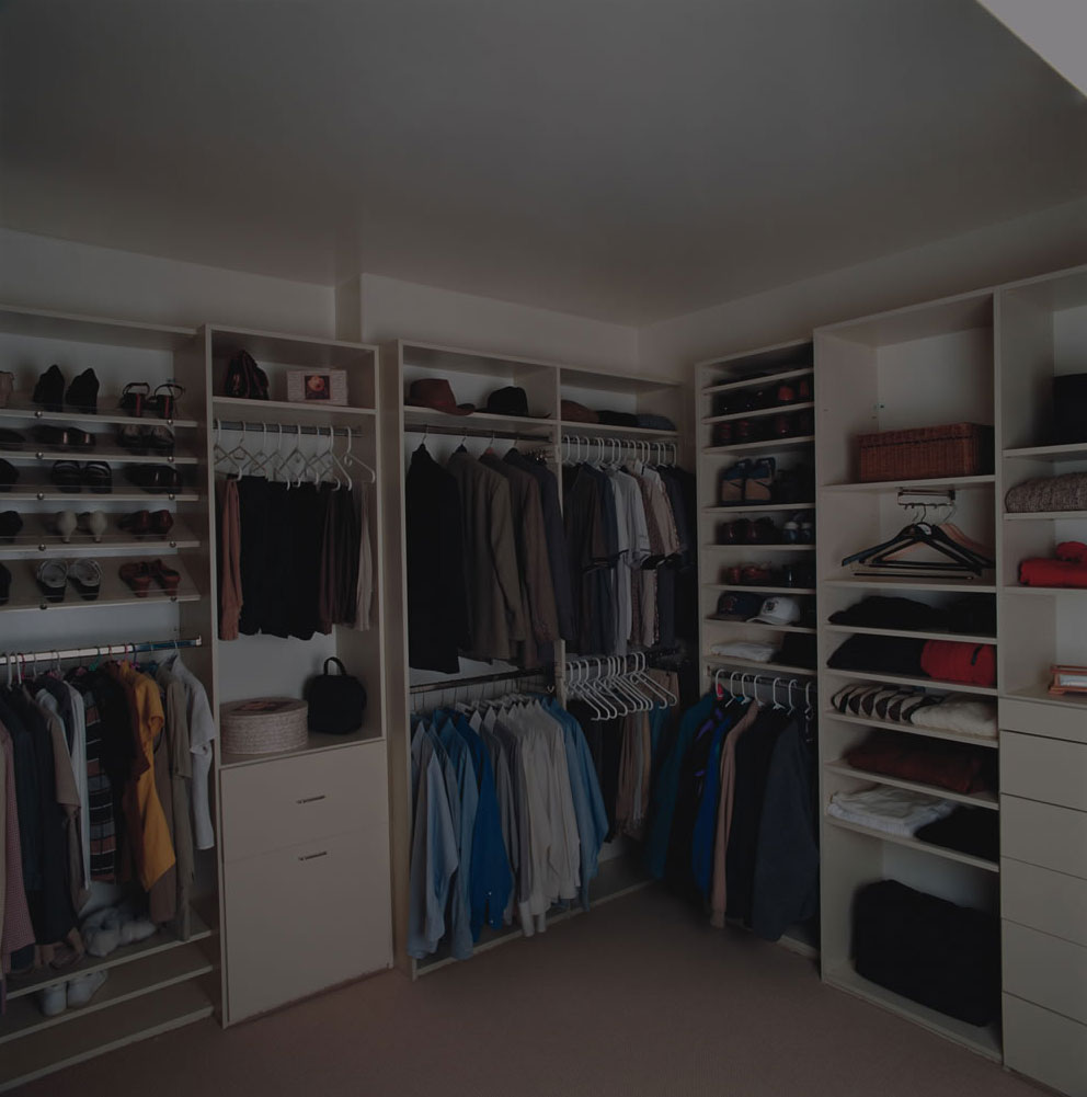 Closet Before Sun Tunnel Installation